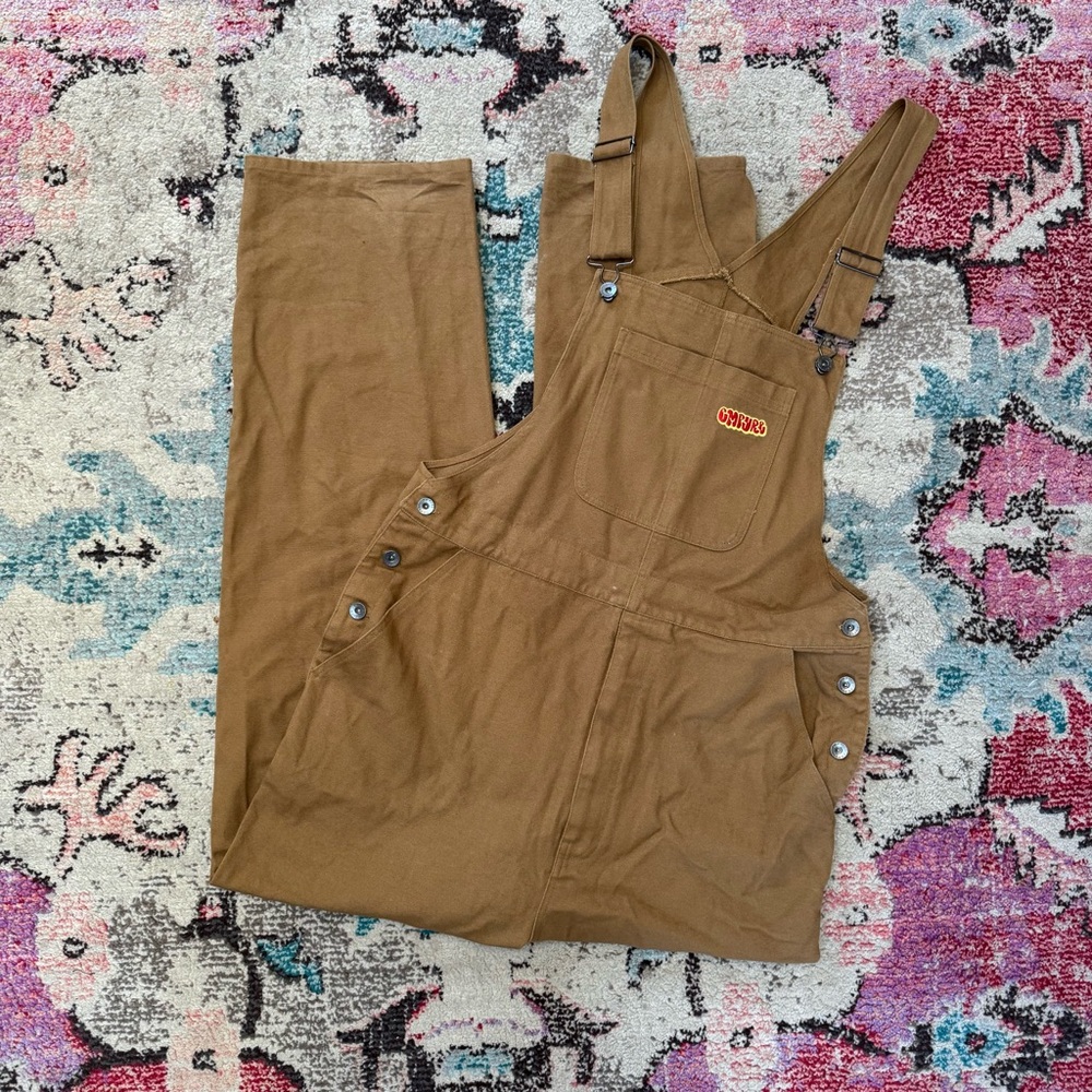 Empyre Curbed Canvas Tobacco Skate Overalls Men’s size large